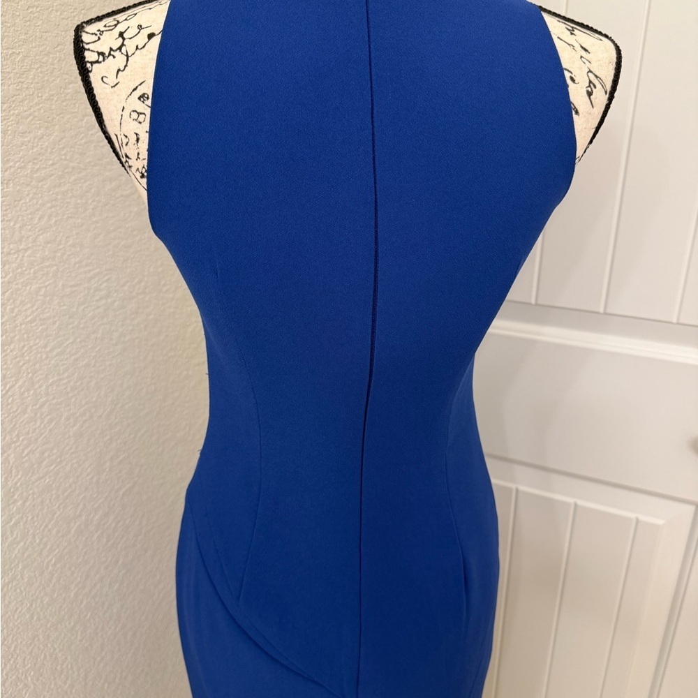Finders Keepers Revolve Hold Us Asymmetrical Colbalt Blue Dress sz S - Picture 7 of 10